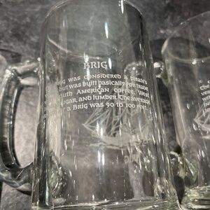 Clipper and Brig Beer glasses
